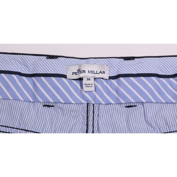 Peter Millar Black Mountainside Flannel 5 Pocket Pants Trousers 36x26 - Picture 6 of 7